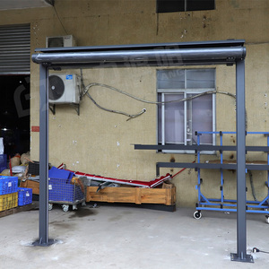 Auvent papillon noir haut de gamme autoportant abri solaire télécommande en aluminium <span class=keywords><strong>Cassette</strong></span> complète auvent Double face pour <span class=keywords><strong>café</strong></span> - Product Image 3