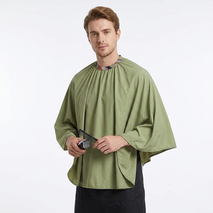 KEFEI - Vente en gros professionnelle - Capes de coiffure confortables en polyester - Logo personnalisé - Imperméables - Style européen - Écologiques - Product Image 2