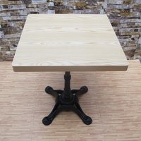Table à café carrée moderne en bois pour salle à manger, extérieur, hôtel et atelier, directement de l'usine du restaurant