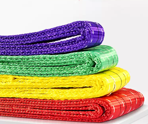 1t 2t 3t 5t 6t 8t 10t 15t生地リフティングポリエステルフラットウェブスリングウェビングスリングベルト - Product Image 6