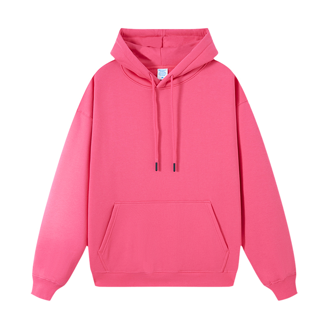Sweat à capuche rouge rosé