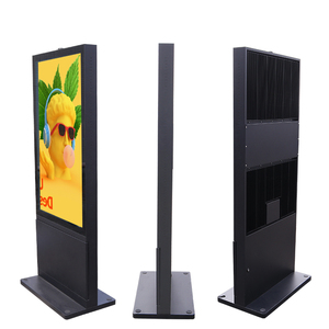 Ngoài Trời 55 inch tầng đứng Android Màn hình cảm ứng hiển thị quảng cáo người chơi Ultra Thin <span class=keywords><strong>LCD</strong></span> kỹ thuật số biển - Product Image 2