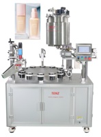 Machine de remplissage semi-automatique de crème liquide et de lotion Tenz, écologique, haute rigidité, à petit budget, vente flash, 20-30 pièces/min, 0,05 ml