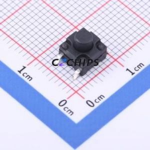 TSG002A06026A Tactile Switch SMD Switch Round Button 2.6N Vertical Mount 6.15mm - Product Image 1