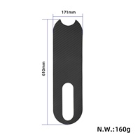 Tapis antidérapant en plastique et silicone imperméable pour trottinette électrique MI 5 Plus avec adhésif double face