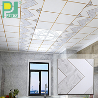 Plafonds en aluminium pour salle de bain à domicile, design pop