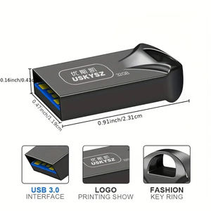ذاكرة محمولة صغيرة معدنية USB ترويجي، عصا USB مخصصة بسعة 64 جيجابايت، فلاش ميموري 1 تيرا بايت 32 جيجابايت 16 جيجابايت 8 جيجابايت، عصا ذاكرة USB صغيرة - Product Image 4