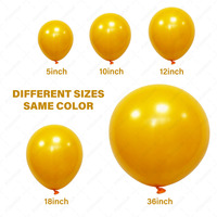 Vente à chaud en gros de ballons de couleur perle ensemble de décorations de fête Kit De Globos ballons en latex dégradables de 12 pouces d'anniversaire