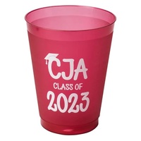 Gobelets d'anniversaire en plastique givré personnalisés 16oz. Tasse de givre tasses incassables colorées