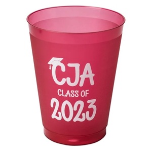 Gobelets d'<span class=keywords><strong>anniversaire</strong></span> en plastique givré personnalisés 16oz. Tasse de givre tasses incassables colorées - Product Image 2
