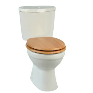 Couvercle de toilette en MDF en forme de <span class=keywords><strong>O</strong></span> de 18 pouces avec charnières en alliage de zinc, fermeture douce, face ronde, couvercle WC OEM de qualité supérieure - Product Image 5