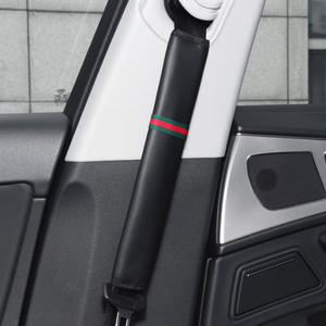 Fourniture 1 paire de protecteur d'épaule de <span class=keywords><strong>ceinture</strong></span> de sécurité de voiture en cuir microfibre étendu 34cm gaine de <span class=keywords><strong>ceinture</strong></span> de sécurité de voiture douce et confortable - Product Image 6