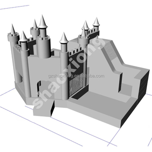 Commercial Outdoor Inflatable <strong>White</strong> Jumping Bouncy Castle Slide Combo Inflatable Wedding Bouncing <strong>Houses</strong> With Pool <strong>Bounce</strong> <strong>House</strong> - Product Image 2