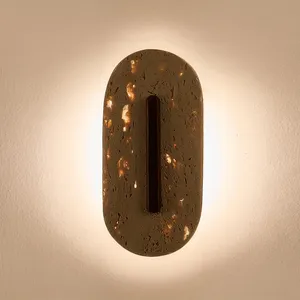 <span class=keywords><strong>Lampe</strong></span> murale d'ambiance style médiéval, esthétique Wabi Sabi, en pierre naturelle <span class=keywords><strong>de</strong></span> grotte, <span class=keywords><strong>pour</strong></span> tête <span class=keywords><strong>de</strong></span> <span class=keywords><strong>lit</strong></span> <span class=keywords><strong>de</strong></span> chambre, escalier, couloir, hall d'entrée, salon - Product Image 5