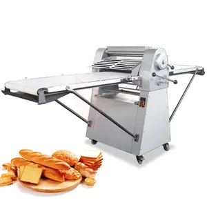 Commercial Vertical Stand Table Top Dough Sheeter Machine Pastry Dough Sheeter Automatic