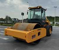 Compacteur à pneus 16 tonnes XS163J, rouleau vibratoire monocylindre, équipement de construction diesel haute efficacité, vente chaude