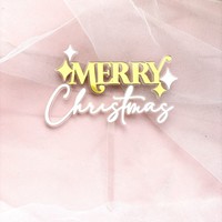 Großhandel Weihnachts dekorationen Acryl Kuchen Topper Schnee rohr Frohe Weihnachten Kuchen Topper Thema Party Kuchen Dekorationen Lieferungen