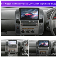 Autoradio Android Podofo 9 pouces 4+64G Carplay Android Auto pour Nissan Pathfinder/Nacara 2004-2014 IPS DSP GPS RDS
