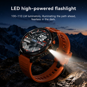 Rugged <b>Military</b> Smartwatch For <b>Men</b> GPS Track Support WhatsApp Telegram Reminder Heart Rate Fitness Tracker Wrist <b>Watch</b> - Product Image 4
