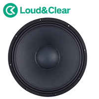 Caisson de basses 1200w RMS Puissant audio professionnel Équipement de sonorisation à bobine vocale de 4 pouces, haut-parleur de 18 pouces, haut-parleur de système audio DJ