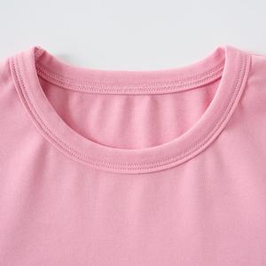 <span class=keywords><strong>Camiseta</strong></span> Personalizada al por Mayor para <span class=keywords><strong>Mujer</strong></span>, Holgada, Transpirable, Informal, de Color Sólido, Personalizada, de Algodón y Elastano - Product Image 2