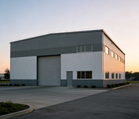 Estructura de Acero Estándar ASTM, Almacén Prefabricado, Taller Industrial Aislado, Resistente al Viento, Personalizado para el Mercado de América del Norte