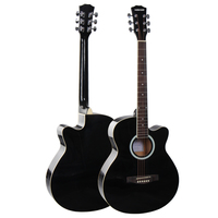 HEBIKUO E41-DDL Guitare classique acoustique de 41 pouces, directement de l'usine, idéale pour les voyages, guitare pour débutants, instruments à cordes