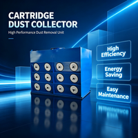 Système de filtration industriel à cartouche horizontale à jet pulsé pour l'injection de caoutchouc et de plastique – Nettoyage optimal