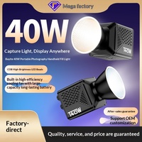 Projecteur COB 40W à double température de couleur et intensité réglable, idéal pour la photographie professionnelle, le streaming en direct et la vidéographie – Meilleures ventes