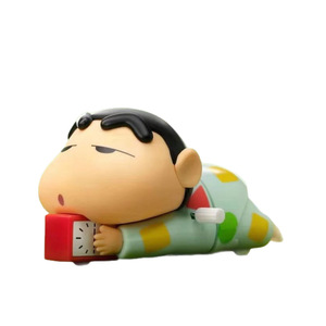 EZBABY Crayon Shin-chan Non Vuole Alzarsi, Peluche Morbido Antistress, Blind Box da Collezione - Product Image 5