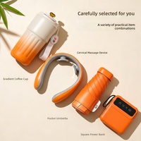 Coffret Cadeau d'Affaires – Ensemble de Tasses à Café en Acier Inoxydable 316 à Effet Dégradé avec Affichage Numérique – Avantage d'Achat Groupé pour Employés d'Entreprise – Personnalisable