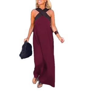 <span class=keywords><strong>Verano</strong></span> nueva ropa de mujer Falda larga Cruz Sexy belleza vestido trasero - Product Image 5