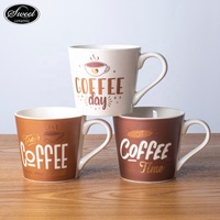 Tasse à thé en céramique de Chine d'os irrégulier de conception originale Tasse à café et soucoupe Porcelaine en vrac Fabrications en gros Chine