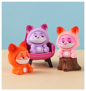 Vente en gros figurines miniatures de panda, lapin, renard, chien, mini figurines d'animaux réalistes de dessin animé pour le jardin, jouets de bombes de bain pour enfants - Product Image 6