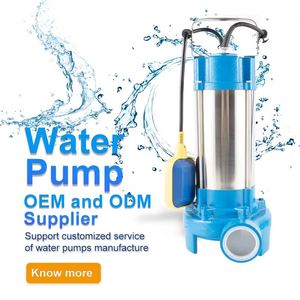 Pompe à eau submersible industrielle pour puits profond, 0,5 CV, 1, 2, 3, 5 CV, avec corps en fonte et acier inoxydable, interrupteur à flotteur, pour jardin - Product Image 6