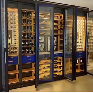 Phong cách phổ biến nhất thép không gỉ Tủ rượu tủ trưng bày phòng khách - Product Image 2