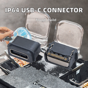 Conector USB Tipo-C 5P Hembra DSC-0218, Sin Blindaje, Montaje en Superficie de PCB, IP64, Resistente al Agua - Product Image 2