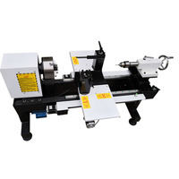 U-UA26 Multifunctionele compacte CNC-houtdraaibank met motor, CE-gecertificeerd, 1-2,2 kW vermogen voor het maken van kralen, gaten & bekers.