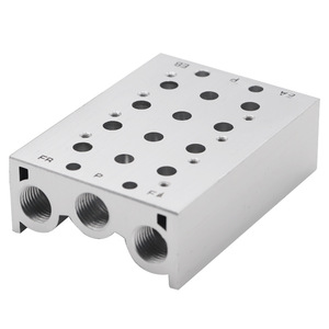 Base de Válvula Solenoide SMC, Colector SS5Y3 SS5Y5 SS5Y7 SS5Y9, Piezas Neumáticas de Aluminio para Aire - Product Image 1