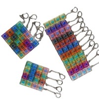Wholesale Colorful Transparent Mechanical Keyboard Switch Fidget Toy Mini Single Key Stress Relief Keychain Anti-Anxiety Keycap
