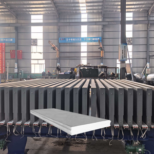 เครื่องผลิตแผ่นซีเมนต์กันไฟสำเร็จรูปอัตโนมัติควบคุมด้วย PLC ให้ผลผลิตสูง พร้อมเครื่องยนต์ กล่องเกียร์ ปั๊ม และปรับความหนาได้ - Product Image 3