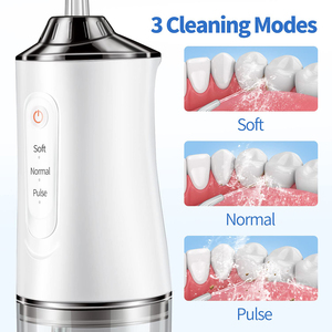 Irrigador Bucal Portátil para Viajes y Uso Doméstico, Limpiador Dental con Agua, Color Verde, Rosa y Blanco, con Capacidad de Agua de 220 ml - Product Image 5