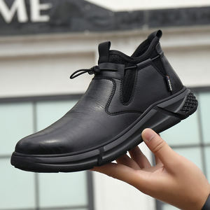 Zapatos Casuales de Cuero y Goma Antideslizantes, Ligeros, Sin Cordones, Estándar <span class=keywords><strong>EN</strong></span>, Zapatos de Seguridad para Cocina y Restaurante, Sin Cordones - Product Image 3
