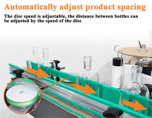 High Efficiency Automatic Electric Round Bottle Food Beverage <b>Labeling</b> Machine - Product Image 6