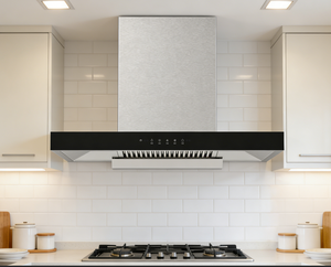 Cappa da Cucina Elettrica Silenziosa in Acciaio Inossidabile con Vetro Temperato, Filtro a Deflettore a T Montato a Parete, 11-14m/<span class=keywords><strong>min</strong></span> - Product Image 6