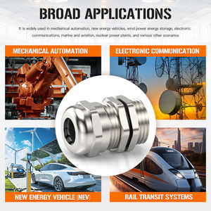 विद्युत तारों के लिए जलरोधक धातु केबल ग्रंथि कनेक्टर के लिए जलरोधक धातु केबल ग्रंथि कनेक्टर - Product Image 3