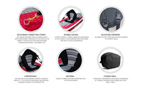 Coussin de siège confortable pour planche à pagaie Ridewave Premium, couleur personnalisée, portable, universel, en EVA gonflable, avec dossier amovible