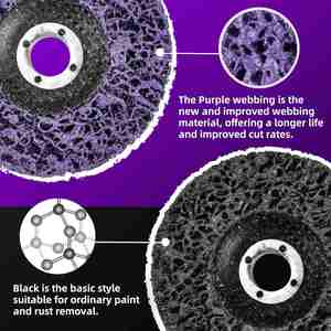 Non <b>Clogging</b> OEM Abrasive Strip Disc Medium Hardness 15mm Thickness for Paint Removal - Product Image 6