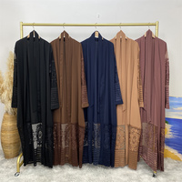 1546 #   Derniers modèles Nouveaux modèles Vente en gros de vêtements Dubaï Dentelle florale Kimono turc Abaya