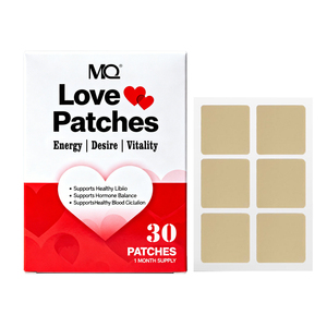 Parches MQ Love, 30 Unidades, Parches de Cuidado Personal para Energía, Deseo y Vitalidad, Suministro Mensual - Product Image 1